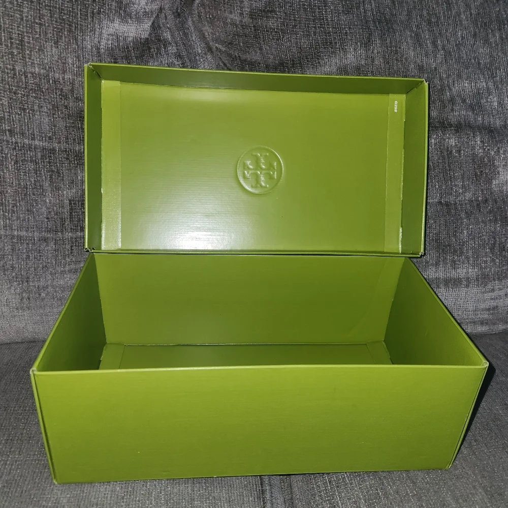 Tory Burch Green Shoe Box